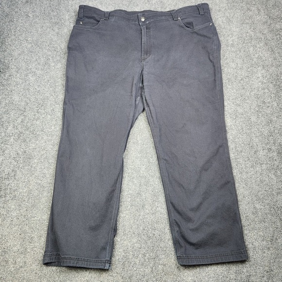 Duluth Trading Co Flex Fire Hose Pants Mens 46x30 Workwear Utility Spandex Blend - Picture 1 of 16